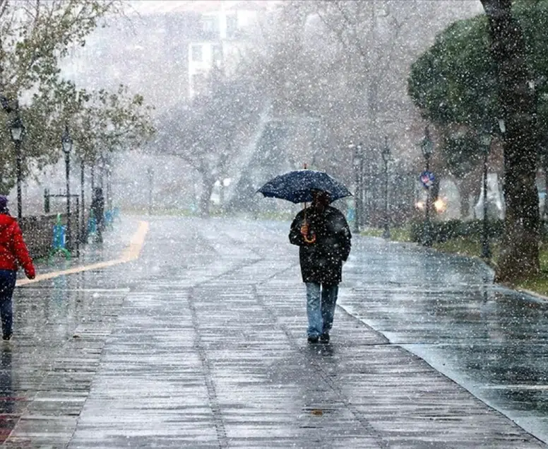 Meteorolojiden 6 il için sarı kod uyarısı, karla karışık yağmur geliyor!