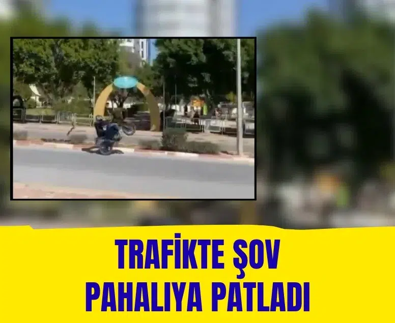 Trafikte şov pahalıya patladı: Motosikleti 60 gün men edildi, 172 bin TL ceza kesildi