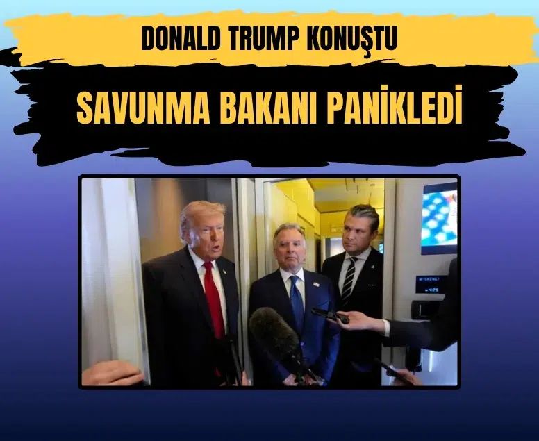 Trump konuştu Savunma Bakanı Hegseth zorlandı