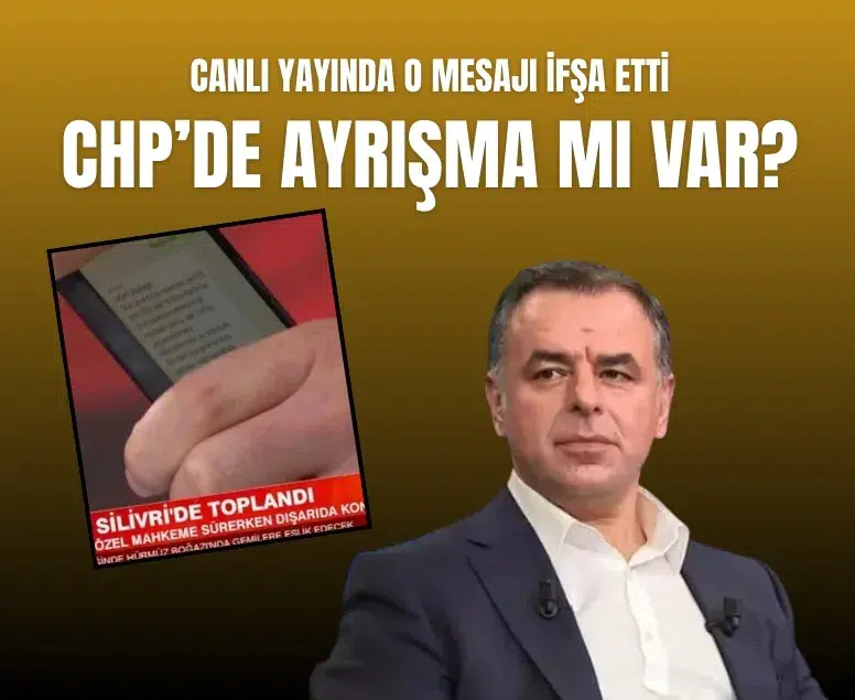 Barış Yarkadaş canlı yayında CHP vekillere atılan mesajı gösterdi