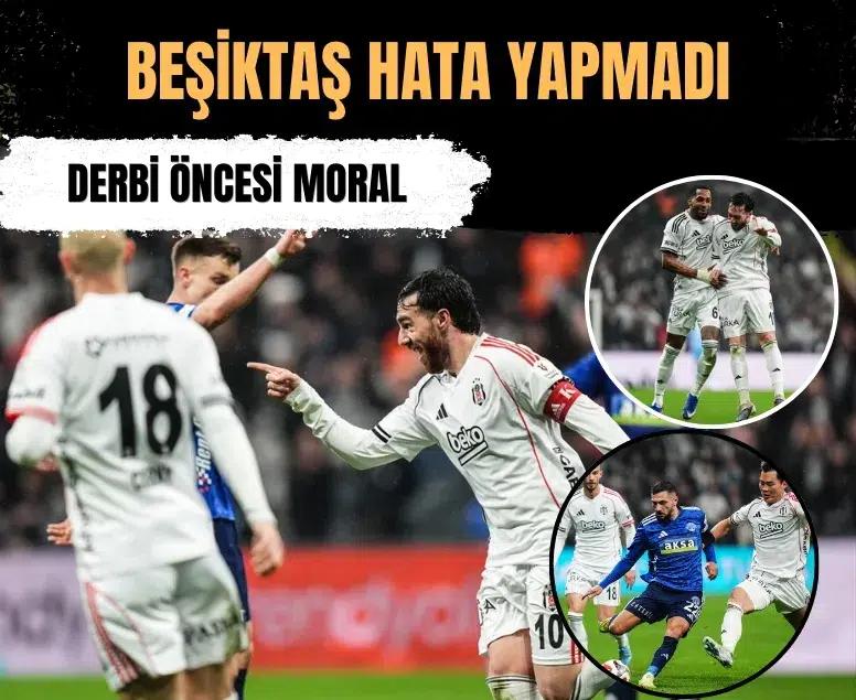 Beşiktaş’tan kritik galibiyet, Kasımpaşa engeli aşıldı
