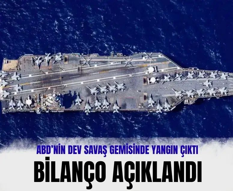 USS Gerald R. Ford’da yangın: ABD Donanması açıklama yaptı