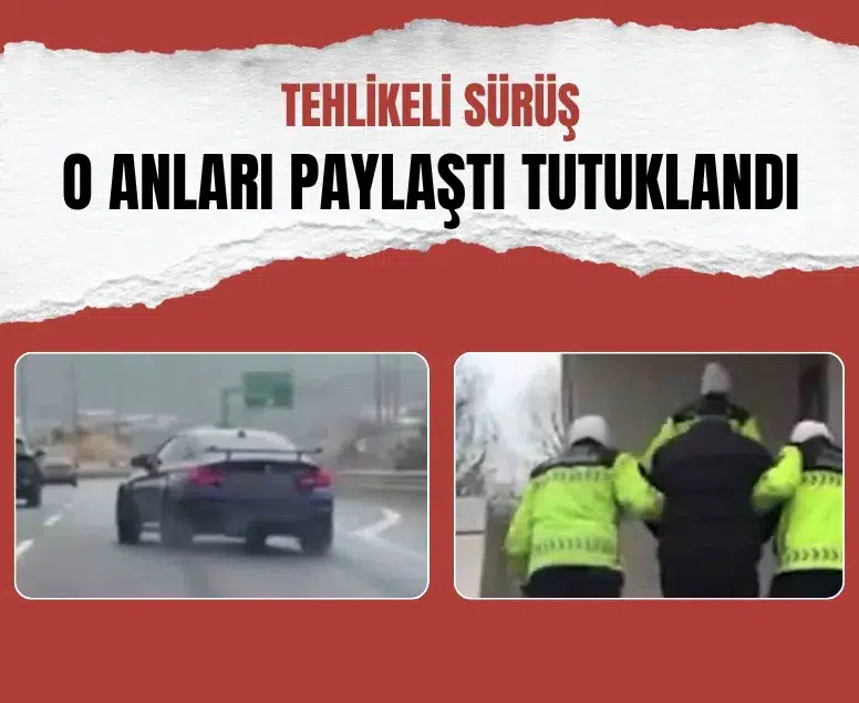 Sancaktepe’de sosyal medyada tehlikeli sürüş anını paylaşan sürücünün ehliyetine el konuldu
