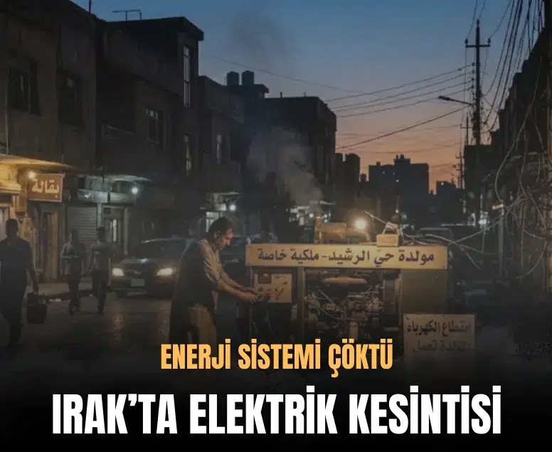 Irak’ta enerji sistemi çöktü: Ülke genelinde elektrik kesintisi