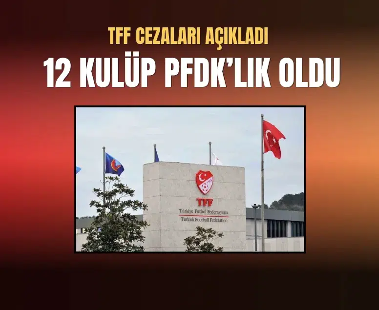 Süper Lig’den 12 kulüp PFDK’ya sevk edildi