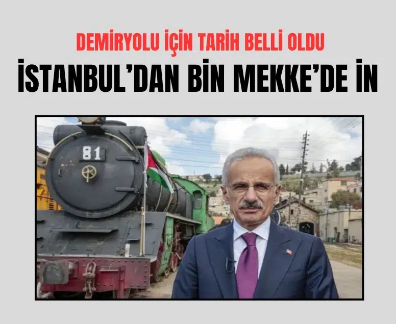 Suudi Arabistan Türkiye’ye uzanacak demir yolu projesi için tarih verdi