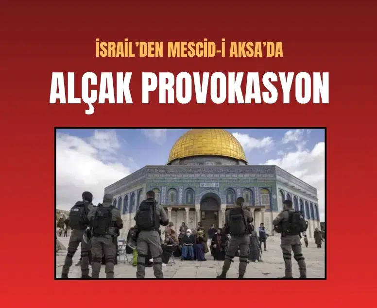 İsrail Polisi Mescid-i Aksa’da üç kişiyi gözaltına aldı