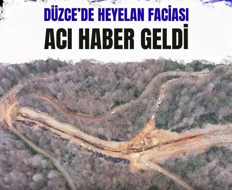Düzce’de göçük altında kalan işçilerden biri hayatını kaybetti