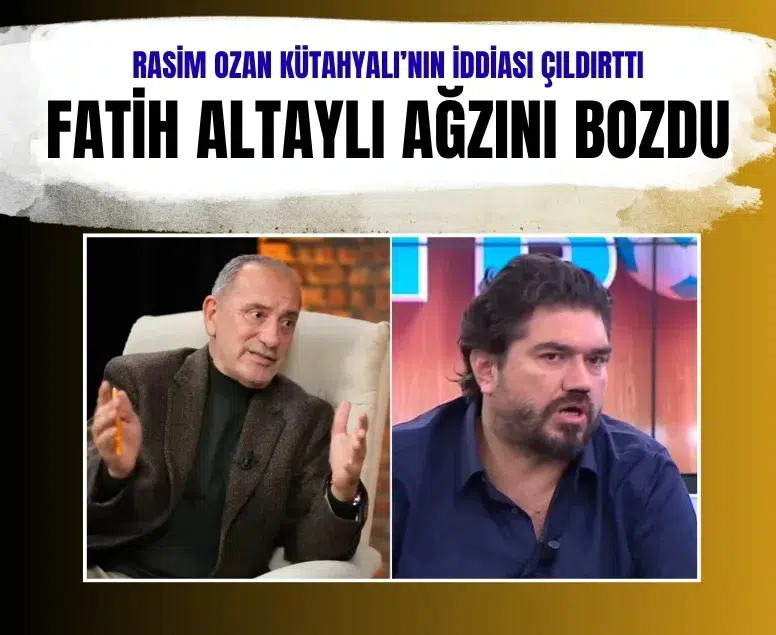 Fatih Altaylı'dan Rasim Ozan Kütahyalı'ya sert tepki: Hoşt!