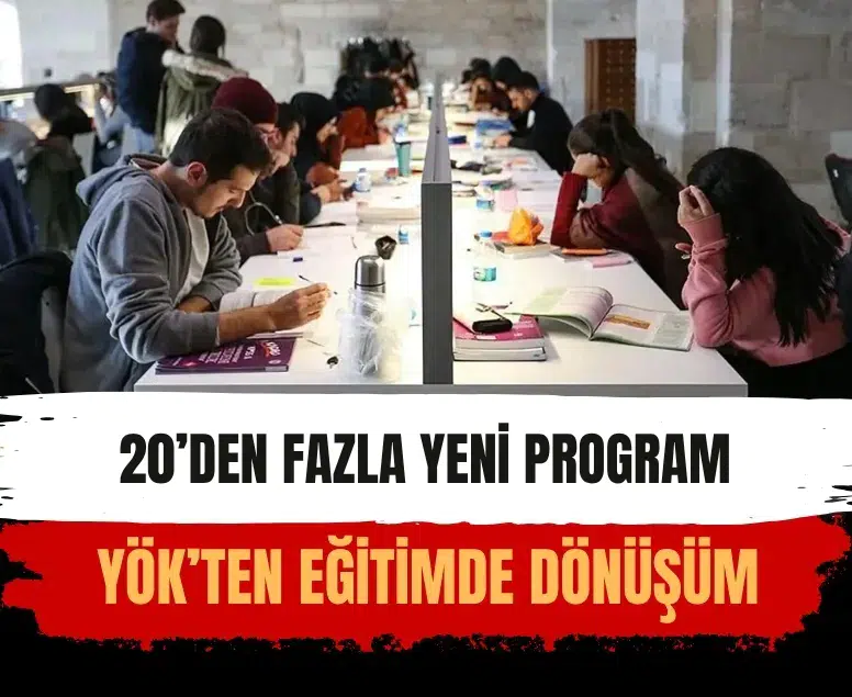 YÖK, geleceğin meslekleri için yeni programlar açıyor