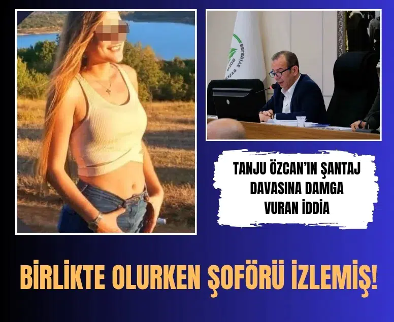 Tanju Özcan’ın şantaj davasına damga vuran iddia: Şoförü, Tanju Özcan’la birlikte olurken izledi!