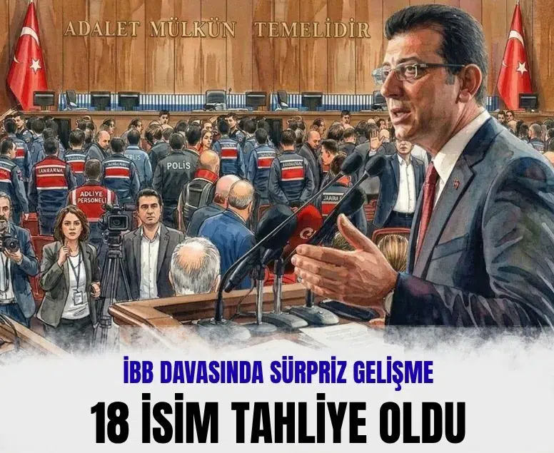 İBB davasında yeni gelişme: 18 isim serbest