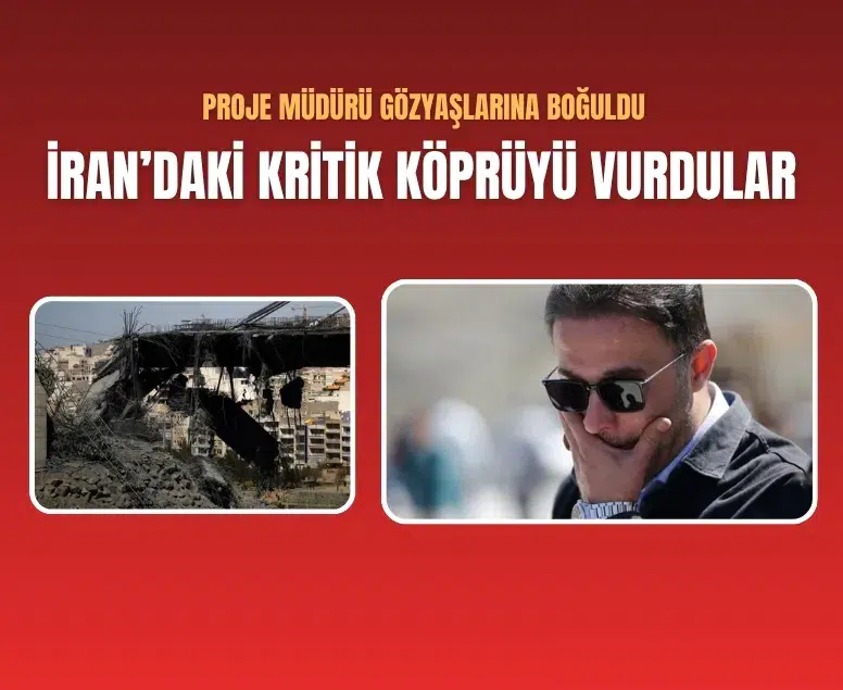 İran’daki B1 Köprüsü saldırılar sonrası ağır hasar gördü