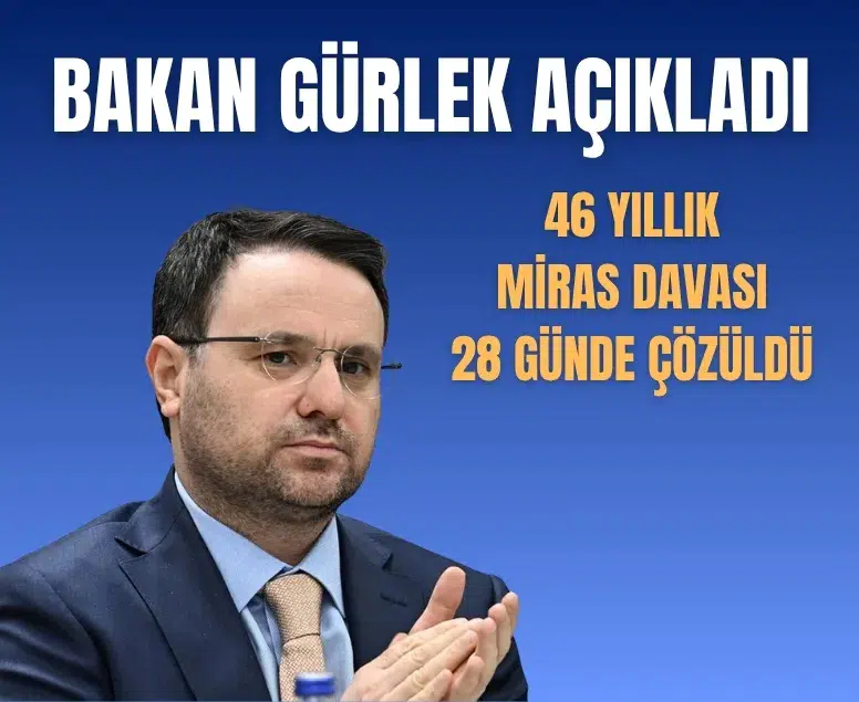 Adalet Bakanı Gürlek’ten arabuluculuk sistemine ilişkin açıklama