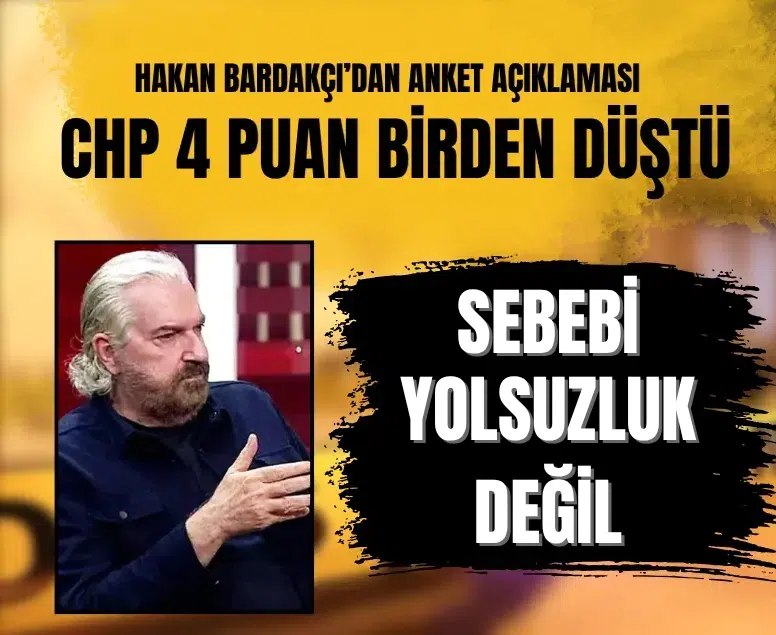 Hakan Bayrakçı: CHP’deki oy kaybı yolsuzluktan değil özel hayattan