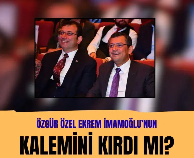 Özgür Özel'den Ekrem İmamoğlu açıklaması