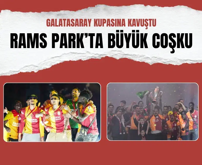 Galatasaray RAMS Park'ta 4. kez üst üste şampiyonluğunu kutladı