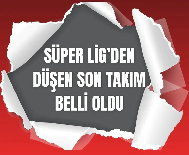 Trendyol Süper Lig'den düşen son takım Antalyaspor oldu