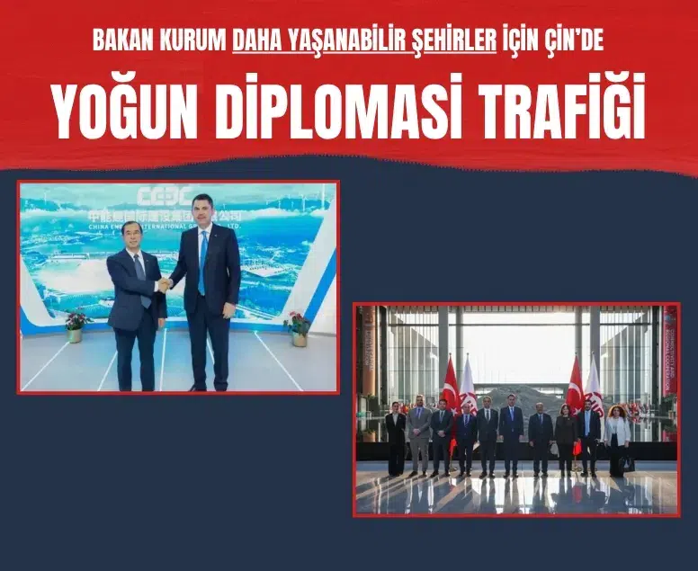 Bakan Kurum’dan Çin’de dev iş birliği: Konut ve şehircilikte ortak çalışma grubu kuruluyor