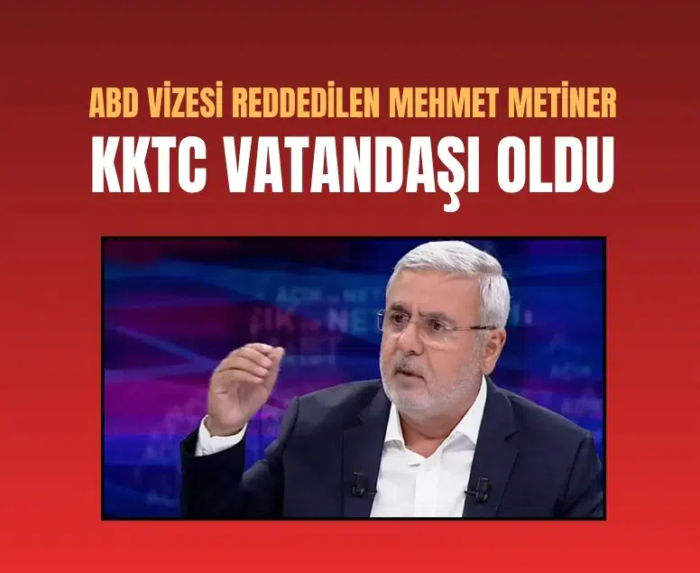 Eski AK Parti Milletvekili Mehmet Metiner KKTC vatandaşı oldu