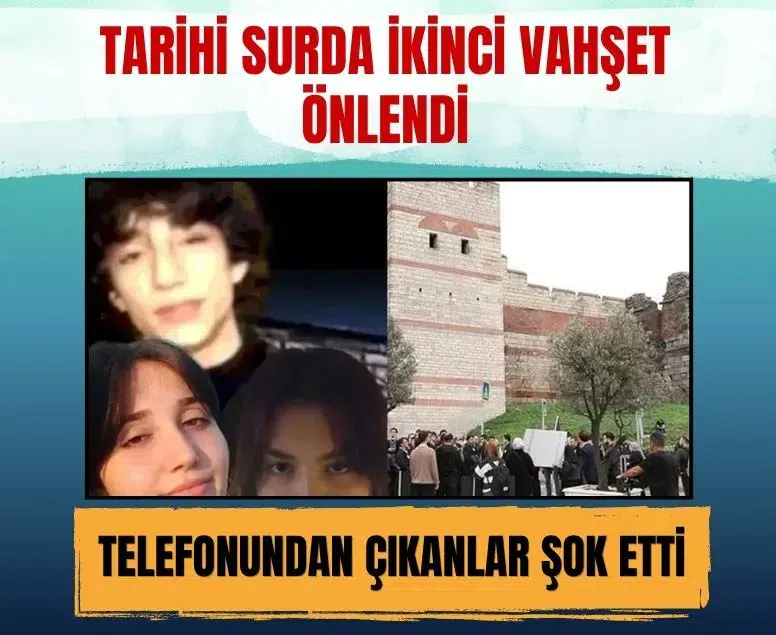 İstanbul surlarında devriye gezen polis ekipleri olası bir cinayeti engelledi