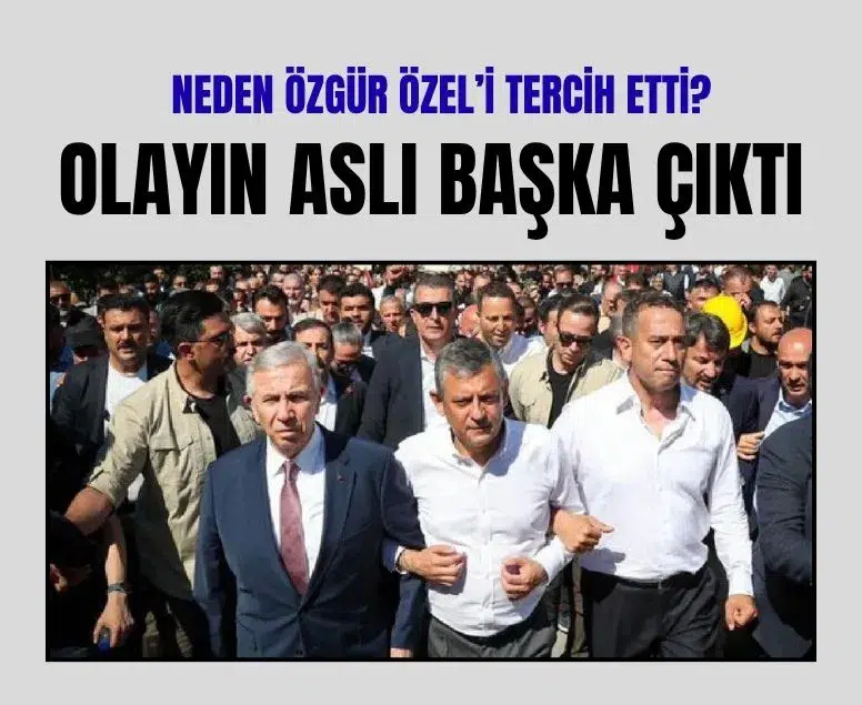 Mansur Yavaş'ın Özgür Özel'in etkinliğine katılımının perde arkası aralandı