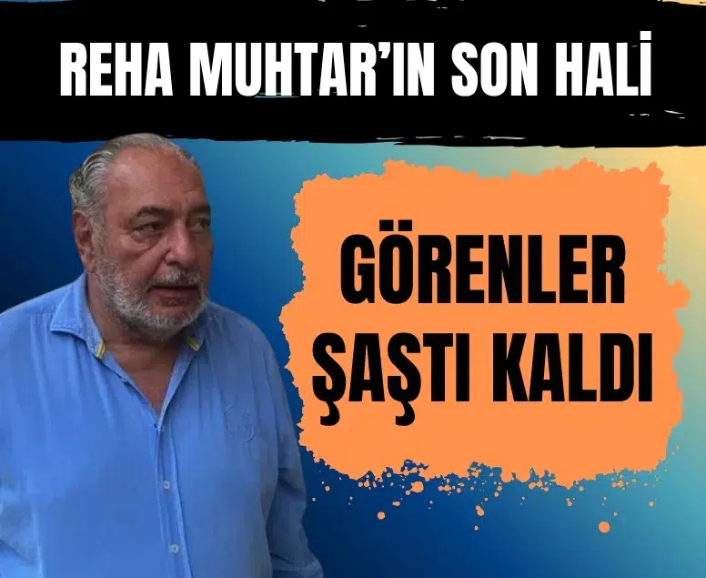 Uzun süredir gözlerden uzak olan Reha Muhtar Bodrum'da görüntülendi