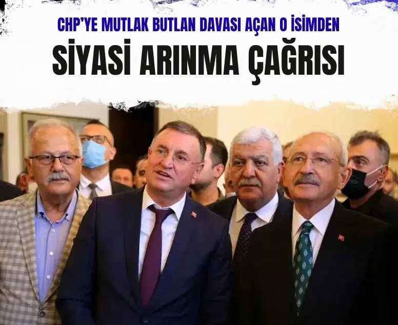 Lütfü Savaş'tan CHP'deki mutlak butlan kararı sonrası siyasi arınma açıklaması