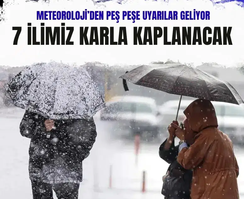 Meteoroloji'den 10 ile sarı kodlu uyarı: Soğuk hava dalgası kapıda