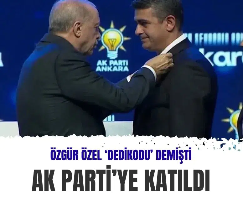 CHP'den istifa eden Haymana Belediye Başkanı Levent Koç AK Parti'ye katıldı