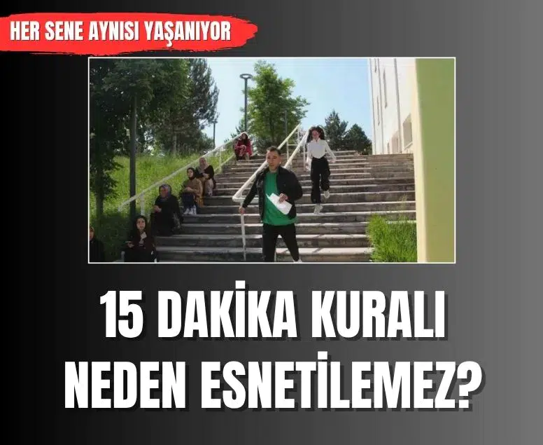 ÖSYM YKS'de 15 dakika kuralının esnetilememe gerekçelerini açıkladı