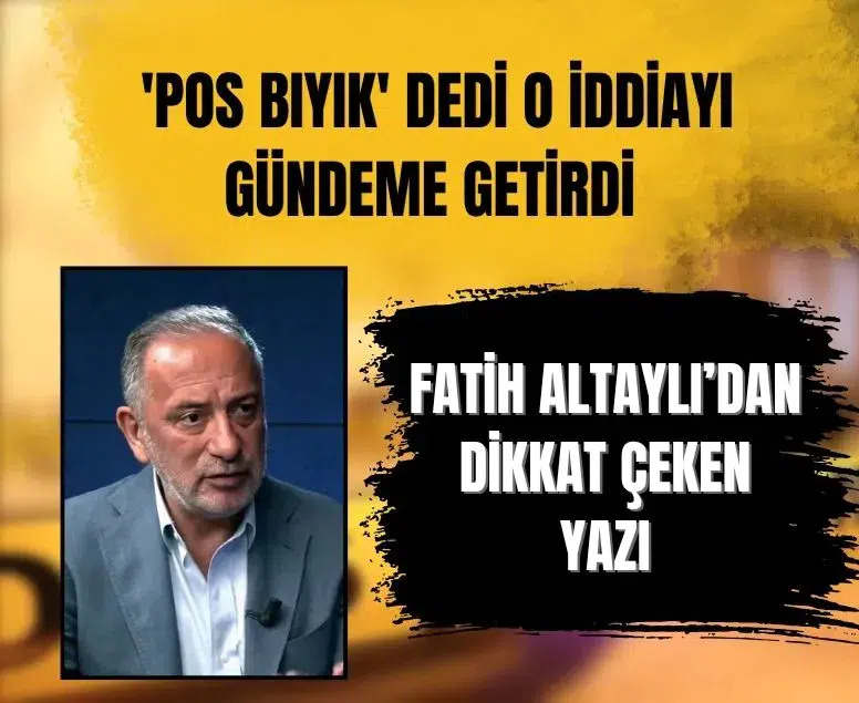 Fatih Altaylı Kılıçdaroğlu'nun danışmanı Atakan Sönmez hakkında usulsüzlük iddiasını yazdı