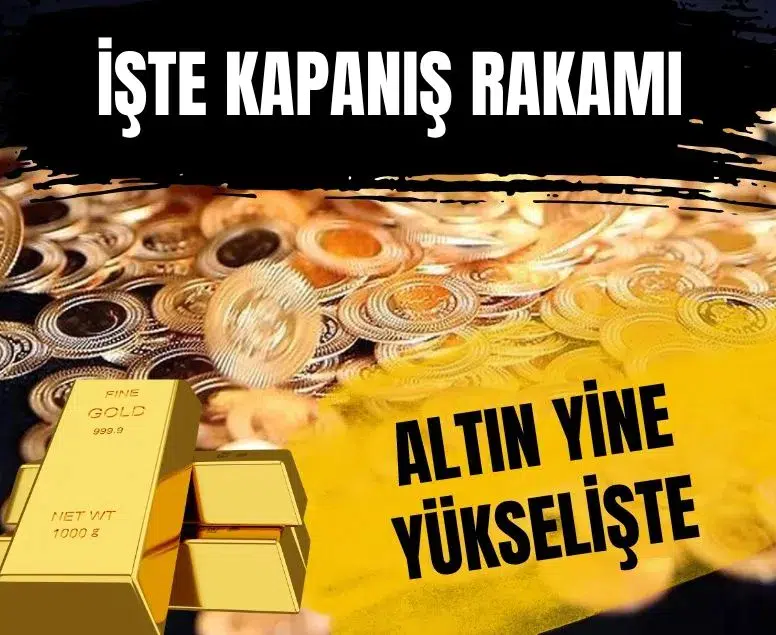 Altının kilogram fiyatı yükselişini sürdürerek günü tamamladı