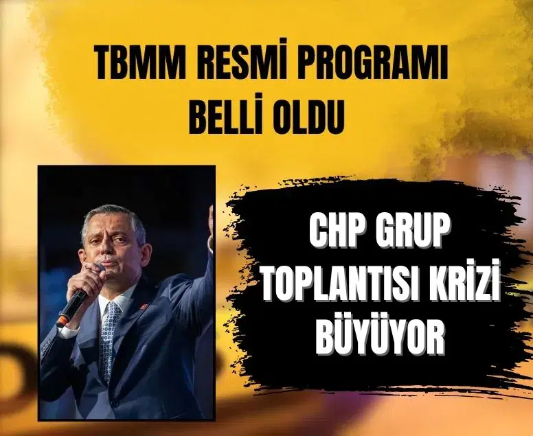 TBMM programında yer almayan CHP grup toplantısı krizi büyüyor