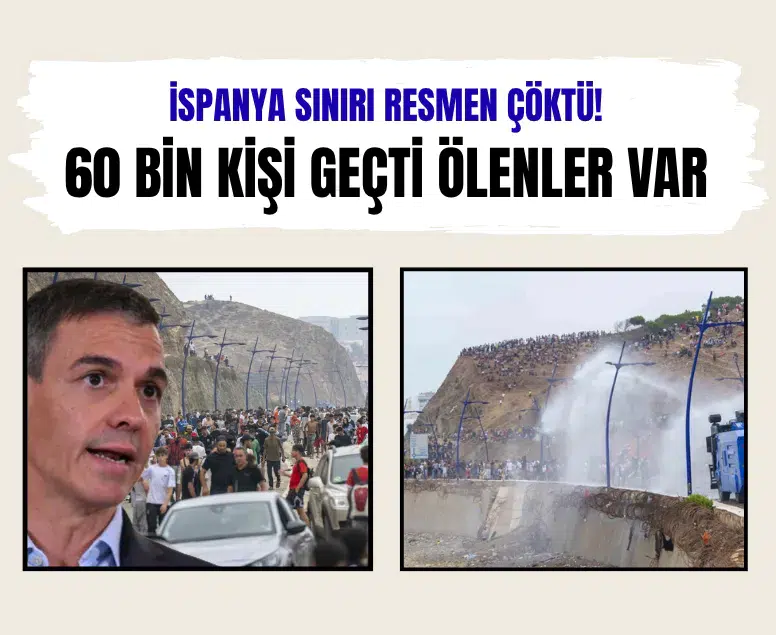 İspanya sınırında göç krizi: 60 bin kişi Ceuta'ya geçti