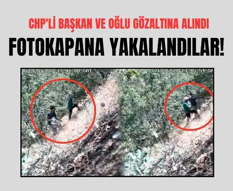 Diyarbakır'da CHP Çüngüş İlçe Başkanı ve oğlu fotokapana yakalandı