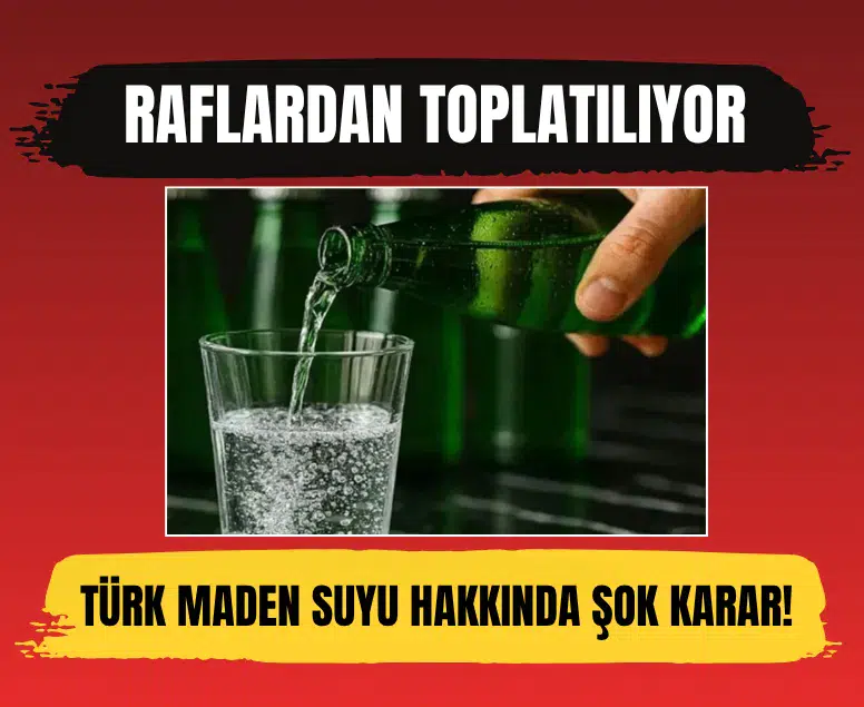 İsviçre Kızılay maden suları için toplatma kararı aldı