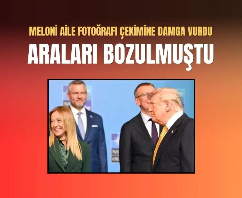 Meloni'nin Trump'a aile fotoğrafındaki mesafeli tavrı gündem oldu