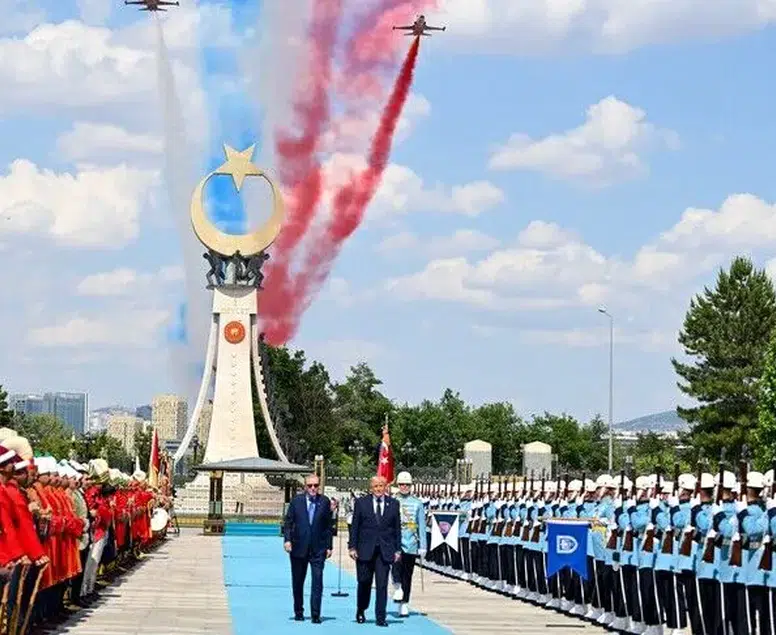 Cumhurbaşkanı Erdoğan Başkan Trump'ı Beştepe'de karşılıyor!