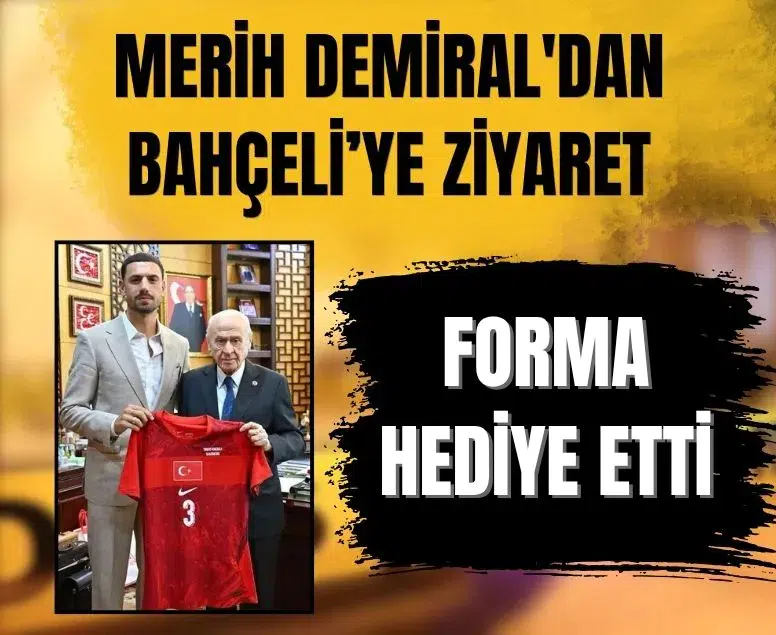 Merih Demiral'dan MHP Lideri Devlet Bahçeli'ye Ankara'da ziyaret