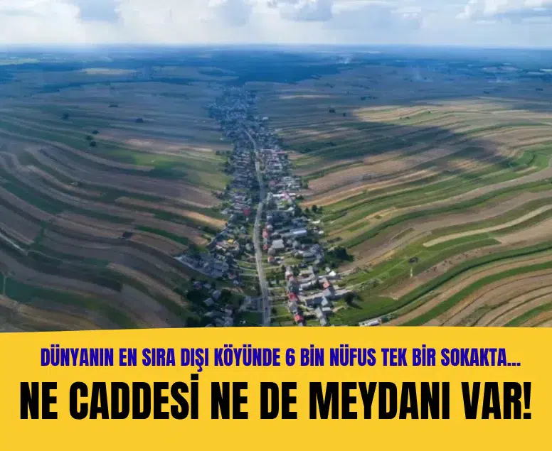 Polonya'nın Suloszowa köyü 9 kilometrelik tek sokakta 6 bin kişiyi ağırlıyor