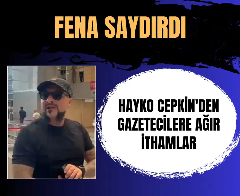Hayko Cepkin’den adliye girişinde gazetecilere sert tepki: Tepkisini dile getirdi
