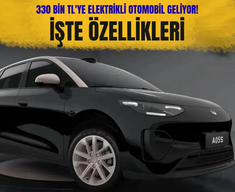 330 bin TL'ye elektrikli otomobil geliyor! İşte özellikleri...