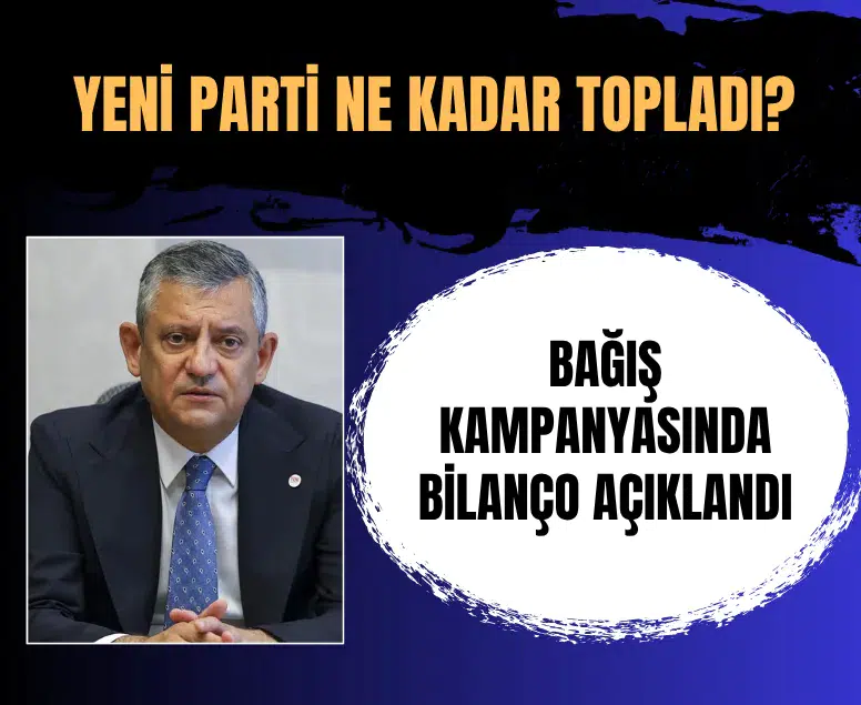 Yeni Parti'nin bağış kampanyasında ilk gün 113,8 milyon lira toplandı