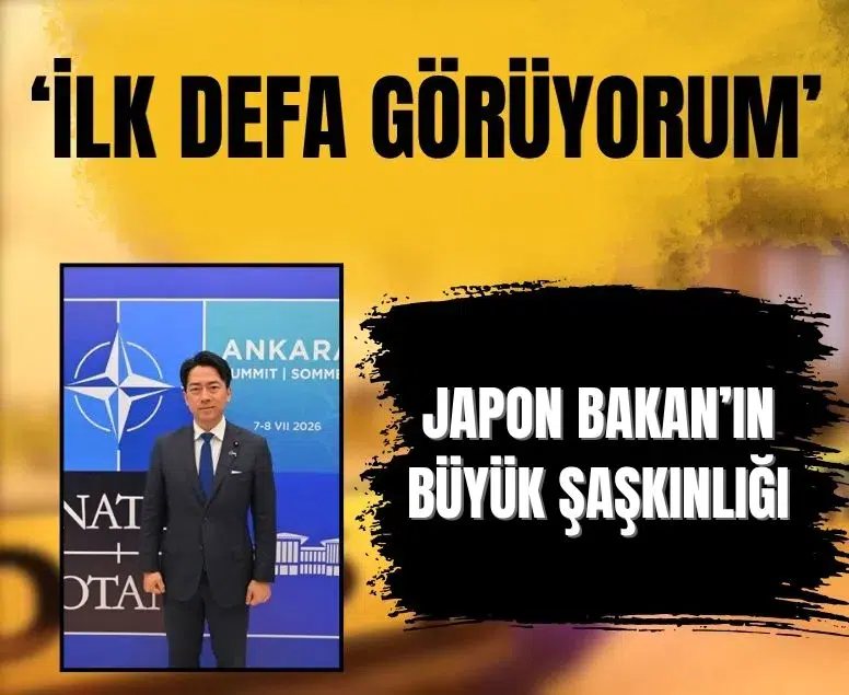 Japonya Savunma Bakanı Koizumi'nin Ankara'da şaşırtan su paylaşımı