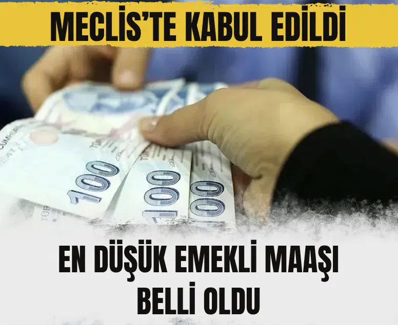 En düşük emekli aylığı 23 bin 552 liraya yükseltildi