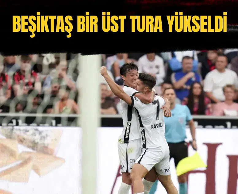 Beşiktaş UEFA Avrupa Ligi'nde Midtjylland'ı mağlup ederek tur atladı