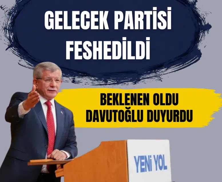 Ahmet Davutoğlu duyurdu: Gelecek Partisi feshedildi