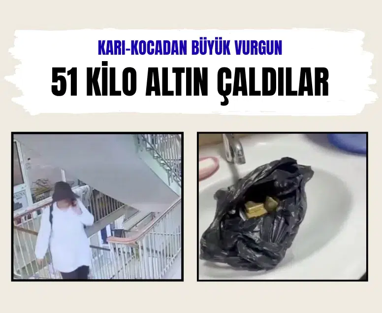 Fatih'te 170 milyon liralık hurda altın çalan karı koca yakalandı