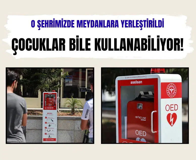 Mersin'e yerleştirilen yerli OED cihazlarını çocuklar bile kullanabilecek